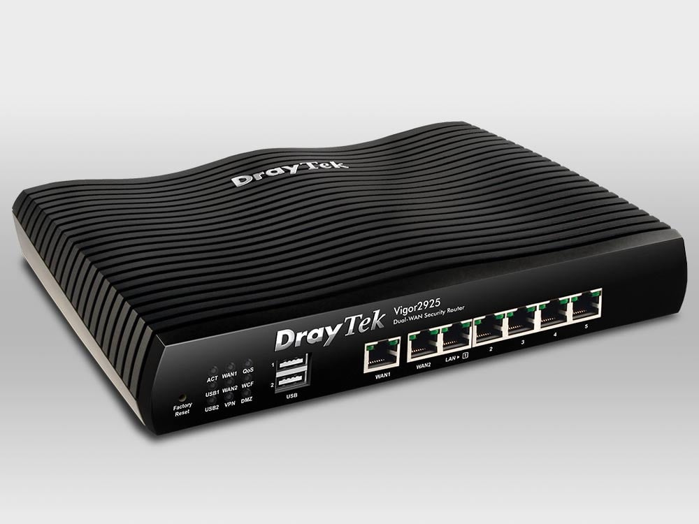 Router DrayTek Vigor có sẵn công cụ phục hồi firmware 2925-front-left
