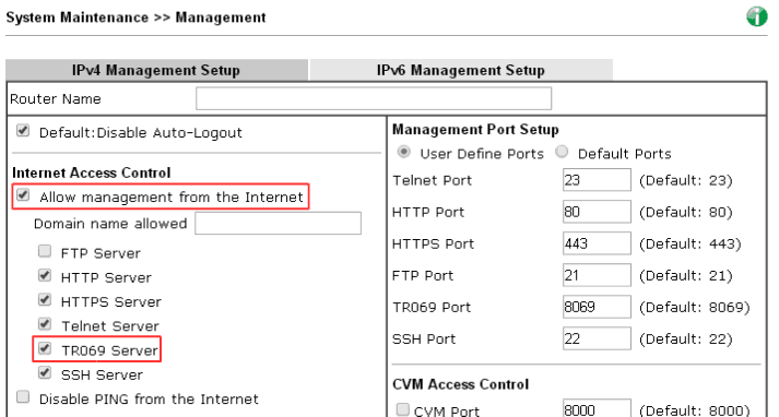 a screenshot of DrayOS System management page
