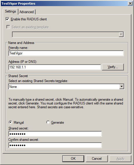 a screenshot of Windows 2008 R2