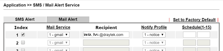 a screenshot of DrayOS Alert Service