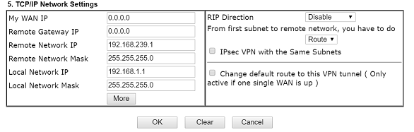 a screenshot of DrayOS VPN profile