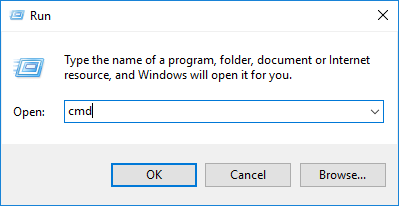 a screenshot of Windows Run