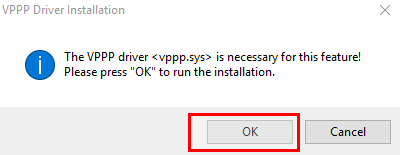 a screenshot of smart vpn client install VPPP hint