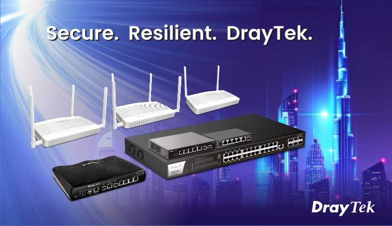 Cover of DrayTek will attend GITEX Dubai
