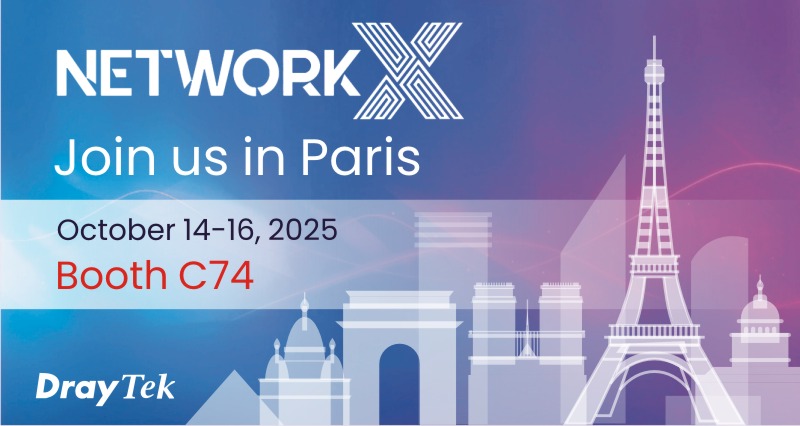 Cover of DrayTek will attend Network X 2025