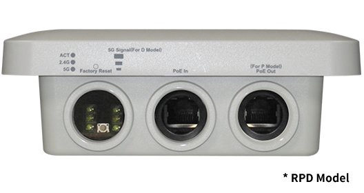 port view of VigorAP 918RPD