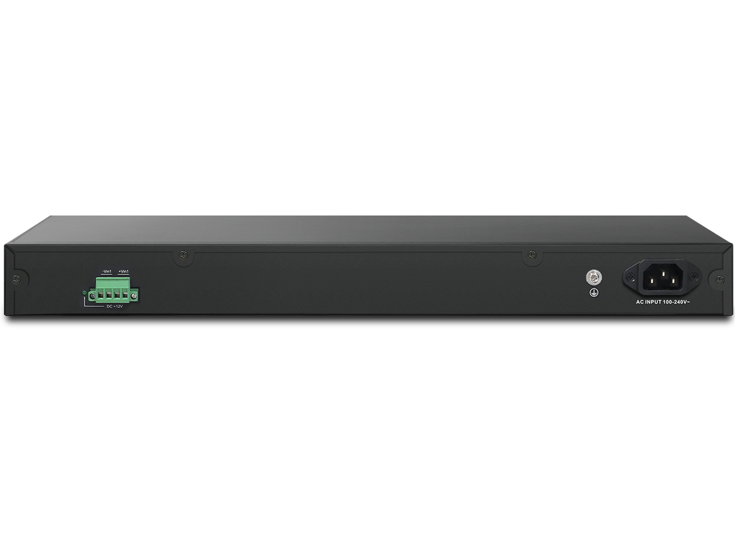  The rear view of DrayTek
        VigorSwitch G2282x