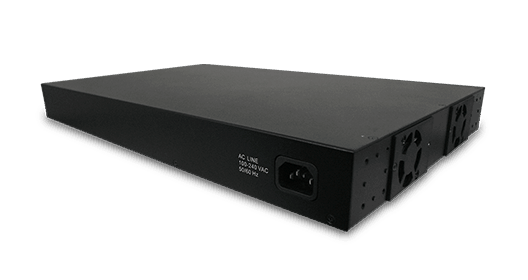 rear view of DrayTek VigorSwitch P2280