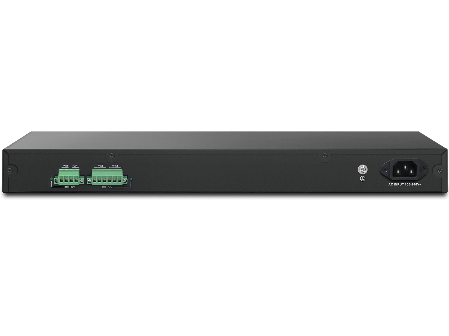  The rear view of DrayTek
        VigorSwitch P2282x