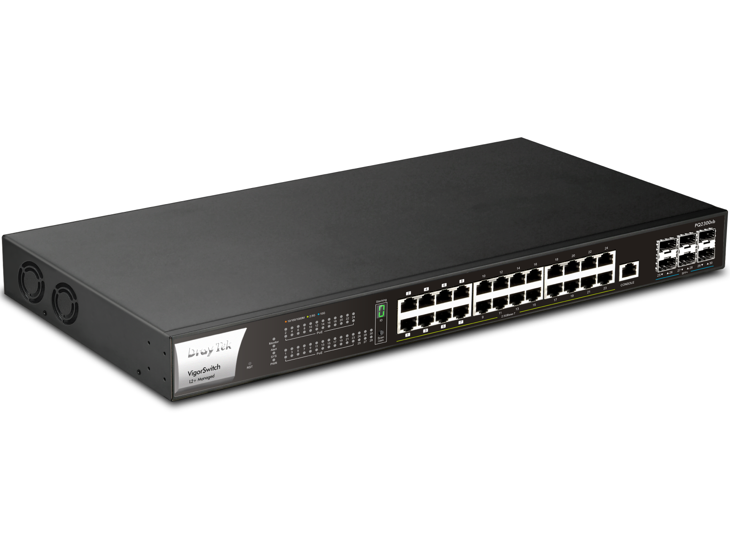 DrayTek VigorSwitch PQ2300xb 左側照片